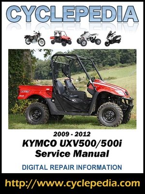 kymco uxv 500 engine service manual